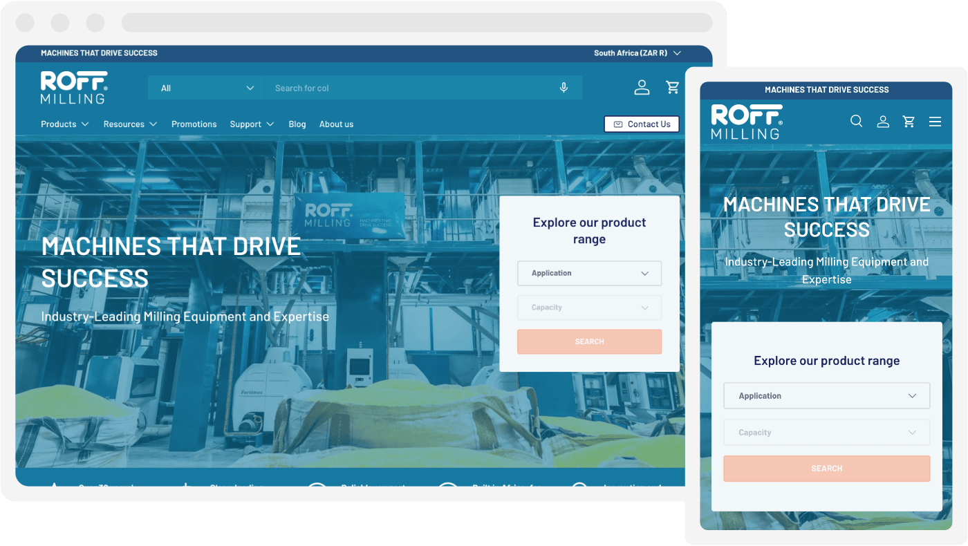 The Web Elite Website Portfolio | Roff Milling