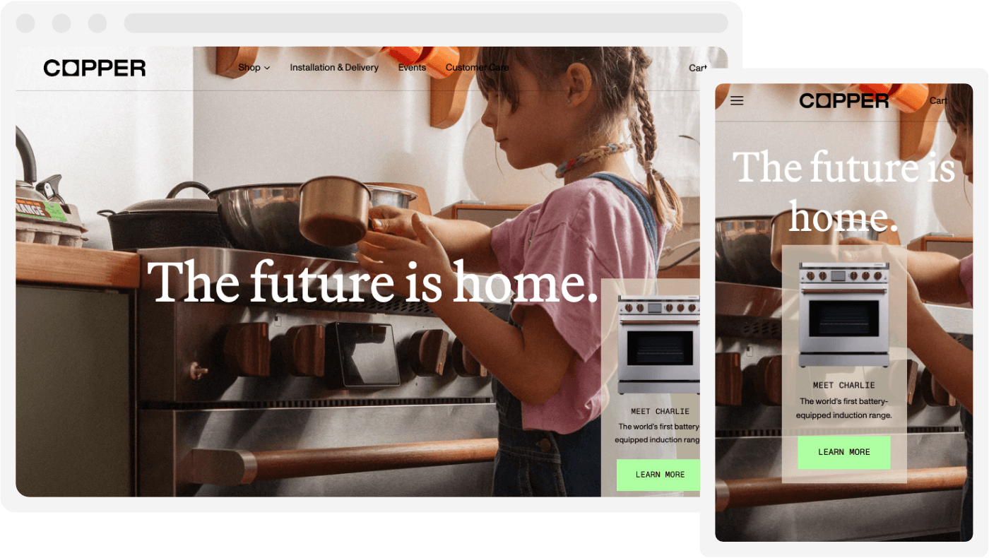 The Web Elite Website Portfolio | Copper